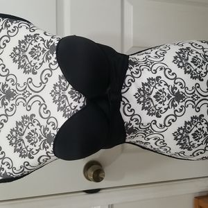 Black 34D push-up with extender bra brand new without tags